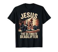 Jésus The Ultimate Deadlifter Muscle T-Shirt