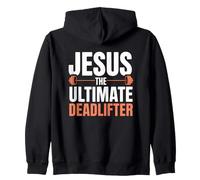 Jesus The Ultimate Deadlifter Sweat à Capuche