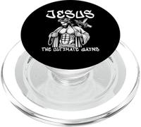 Jesus The Ultimate Gains Christian Fitness PopSockets PopGrip pour MagSafe