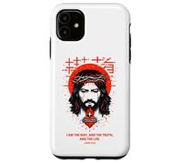 Jesus The Way Christian Gothic John 14:6 Verse biblique Blanc Coque pour iPhone 11