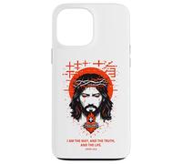 Jesus The Way Christian Gothic John 14:6 Verse biblique Blanc Coque pour iPhone 13 Pro Max