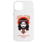 Jesus The Way Christian Gothic John 14:6 Verse biblique Blanc Coque pour iPhone 14 Plus