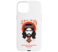 Jesus The Way Christian Gothic John 14:6 Verse biblique Blanc Coque pour iPhone 15 Plus