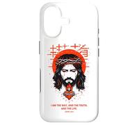 Jesus The Way Christian Gothic John 14:6 Verse biblique Blanc Coque pour iPhone 17