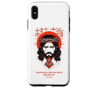 Jesus The Way Christian Gothic John 14:6 Verse biblique Blanc Coque pour iPhone XS Max