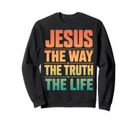 Jésus The Way The Life Christian Sweatshirt
