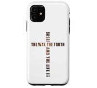 Jesus The Way The Truth and The Life - John 14:6 Cross Coque pour iPhone 11