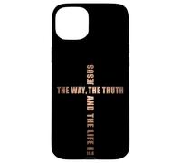 Jesus The Way The Truth and The Life - John 14:6 Cross Coque pour iPhone 15 Plus