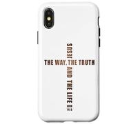 Jesus The Way The Truth and The Life - John 14:6 Cross Coque pour iPhone X/XS