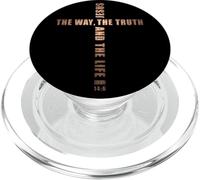 Jesus The Way The Truth and The Life - John 14:6 Cross PopSockets PopGrip pour MagSafe