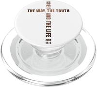 Jesus The Way The Truth and The Life - John 14:6 Cross PopSockets PopGrip pour MagSafe