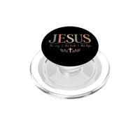 Jesus The Way The Truth The Life Christian Faith PopSockets PopGrip pour MagSafe