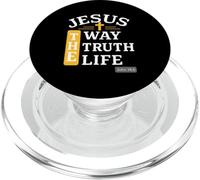 Jésus The Way The Truth The Life Christian Worship Bible PopSockets PopGrip pour MagSafe