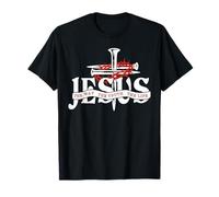 Jésus The Way The Truth The Life Faith Message T-Shirt