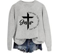Jesus The Way The Truth The Life Sweatshirt, Jesus The Way The Truth The Life Shirt, Jesus The Way The Truth The Life, gris, M