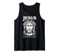 Jésus The Way Truth Life Christian Streetwear Débardeur