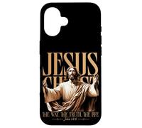 Jesus The Way Truth Life John 14:6 Pâques Coque pour iPhone 16