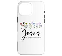 Jesus The Way Truth The Life Christian Bible Verse God Quote Coque pour iPhone 16 Pro Max