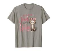 Jesus Thinks I'm A Delight Funny Christian Faith Cat Lover T-Shirt
