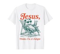 Jesus Thinks I'm A Delight Funny Relaxing Possum T-Shirt Graphique avec Valeur