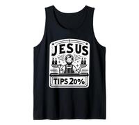 Jesus Tips 20% Blagues de serveur barman |------ Débardeur