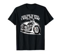 Jesus Took The Wheel Motard Chrétien Fier T-Shirt