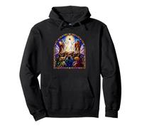 Jésus Transfiguration Cathédrale Sacrée Art Sweat à Capuche