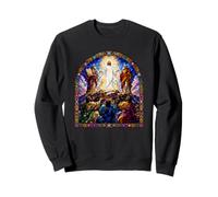 Jésus Transfiguration Cathédrale Sacrée Art Sweatshirt