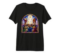 Jésus Transfiguration Cathédrale Sacrée Art T-Shirt Haut de Gamme