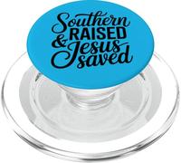 Jésus, Une Fille du Sud, a sauvé Un Dieu fidèle de la Bible chrétienne PopSockets PopGrip pour MagSafe