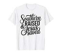 Jésus, Une Fille du Sud, a sauvé Un Dieu fidèle de la Bible chrétienne T-Shirt