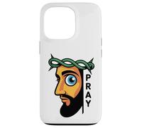 Jésus voit Tout - Funny Prier Christian Faith Coque pour iPhone 13 Pro