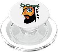Jésus voit Tout - Funny Prier Christian Faith PopSockets PopGrip pour MagSafe
