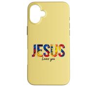 Jésus Vous Aime Foi chrétienne Dieu Évangile église Coque pour iPhone 16 Plus