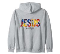 Jésus Vous Aime Foi chrétienne Dieu Évangile église Sweat à Capuche