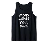 Jésus Vous Aime frère chrétien croyant Foi Dieu Religieux Débardeur