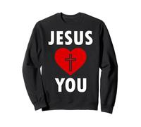 JÉSUS Vous Aime RELIGIEUSEMENT, CHRÉTIENS Sweatshirt