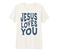 Jésus Vous Aime T-Shirt Haut de Gamme
