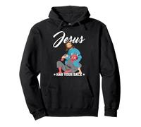 Jésus Vous soutient Jiu-Jitsu BJJ Funny MMA Sweat à Capuche