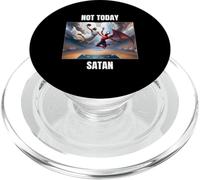 Jesus vs Satan Playing Basketball - Not Today Satan PopSockets PopGrip pour MagSafe