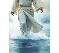 Jesus Walking On Water Sketchbook: 8.5" x 11" 100 Page Blank Sketchbook: Christian Notebook