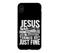 Jesus Was Homescholed Christian Homeschool Coque pour iPhone XS Max