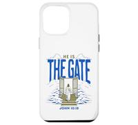 Jesus Way The Gate Citation du Verset de la Bible catholique John 10 19 Coque pour iPhone 12 Pro Max