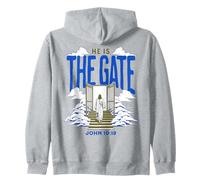 Jesus Way The Gate Citation du Verset de la Bible catholique John 10 19 Sweat à Capuche