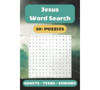 Jesus Word Search Puzzle Book: 50+ Word Find Puzzles with Easy-to-Read Print about Jesus, Faith, Miracles and More | 6×9 inches, 110 pages … Gift for Vacations, Holidays and Free Times