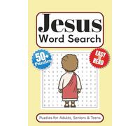 Jesus Word Search Puzzle Book: Word Searches with Easy to Read Print About The New Testament, The 12 Disciples, Gods Son and More | 6x9 inches 110 ... … Gift for vacations, Holidays and Free Times