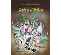 Jesús y el pollino: Cuento infantil para colorear