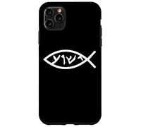Jésus Yeshua en Langue araméenne du Poisson qu'il parlait Coque pour iPhone 11 Pro Max