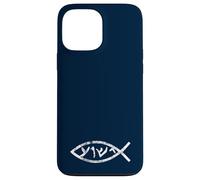 Jésus Yeshua en Langue araméenne du Poisson qu'il parlait Coque pour iPhone 13 Pro Max