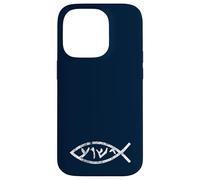 Jésus Yeshua en Langue araméenne du Poisson qu'il parlait Coque pour iPhone 14 Pro